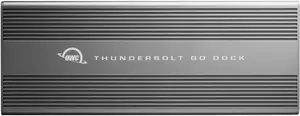 Docking station OWC Thunderbolt Go Dock — Thunderbolt 4, 90W PD, 2.5GbE, SD card, 120Hz, Grey