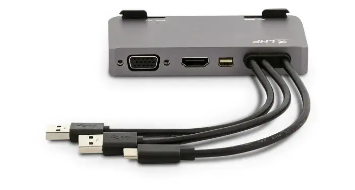 Док-станция LMP 18633 — HDMI, Mini DP, USB-A, USB-C Photo 7