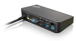 Wired USB 3.2 Gen 1 Type-A Ethernet Adapter Lenovo 40A40090EU — 1 Gbit/s, 3840×2160, Black