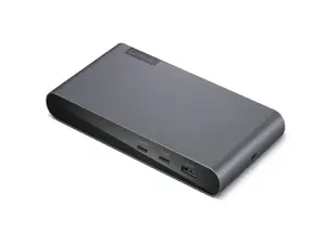 Laptop dock/port replicator Lenovo 40B30090EU — 2× USB‑C (USB 3.2 Gen 2), grey, Kensington, 90W