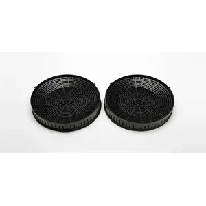 Uglēs filtrs plīts nosūcējam Turboair CFC0038668 — Ø18 cm, H 38 mm, melns