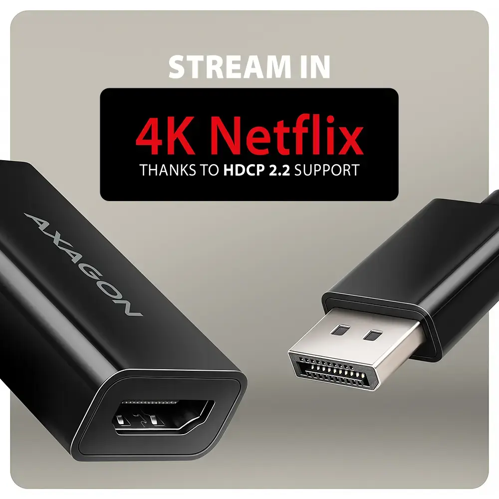 Переходник DisplayPort->HDMI 2.0b Axagon RVD-HI20N Photo 5