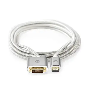Video cable adapter Nedis CCTB34800AL20 — 1 m HDMI Type A to DVI-D, Silver