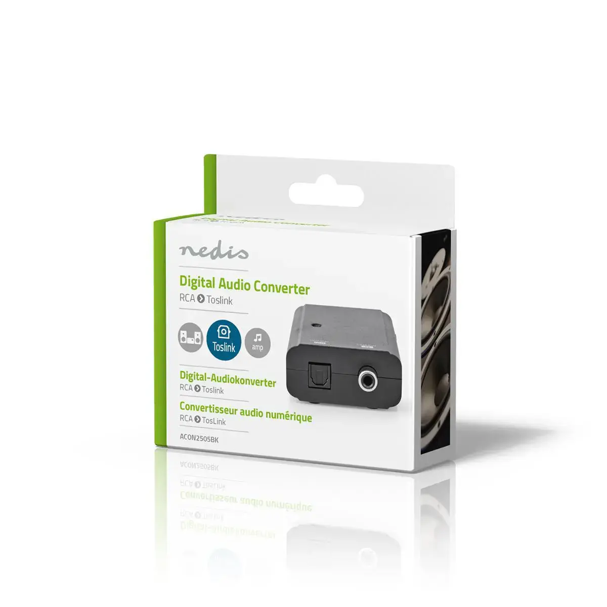 Audio pārveidotājs Nedis ACON2505BK Photo 8