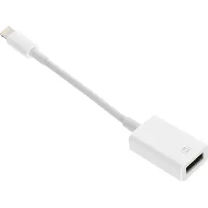 Adapter AV OEM OTG USB A (female) to Lightning (male) white