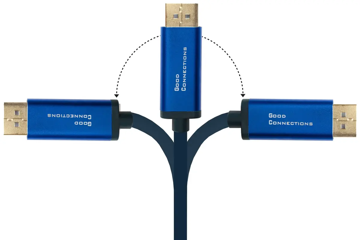 Alcasa 4812-CSF020B USB-C to DisplayPort cable, 2 m Photo 5