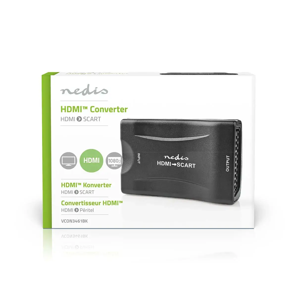 Nedis VCON3461BK konvertors HDMI→SCART Photo 8