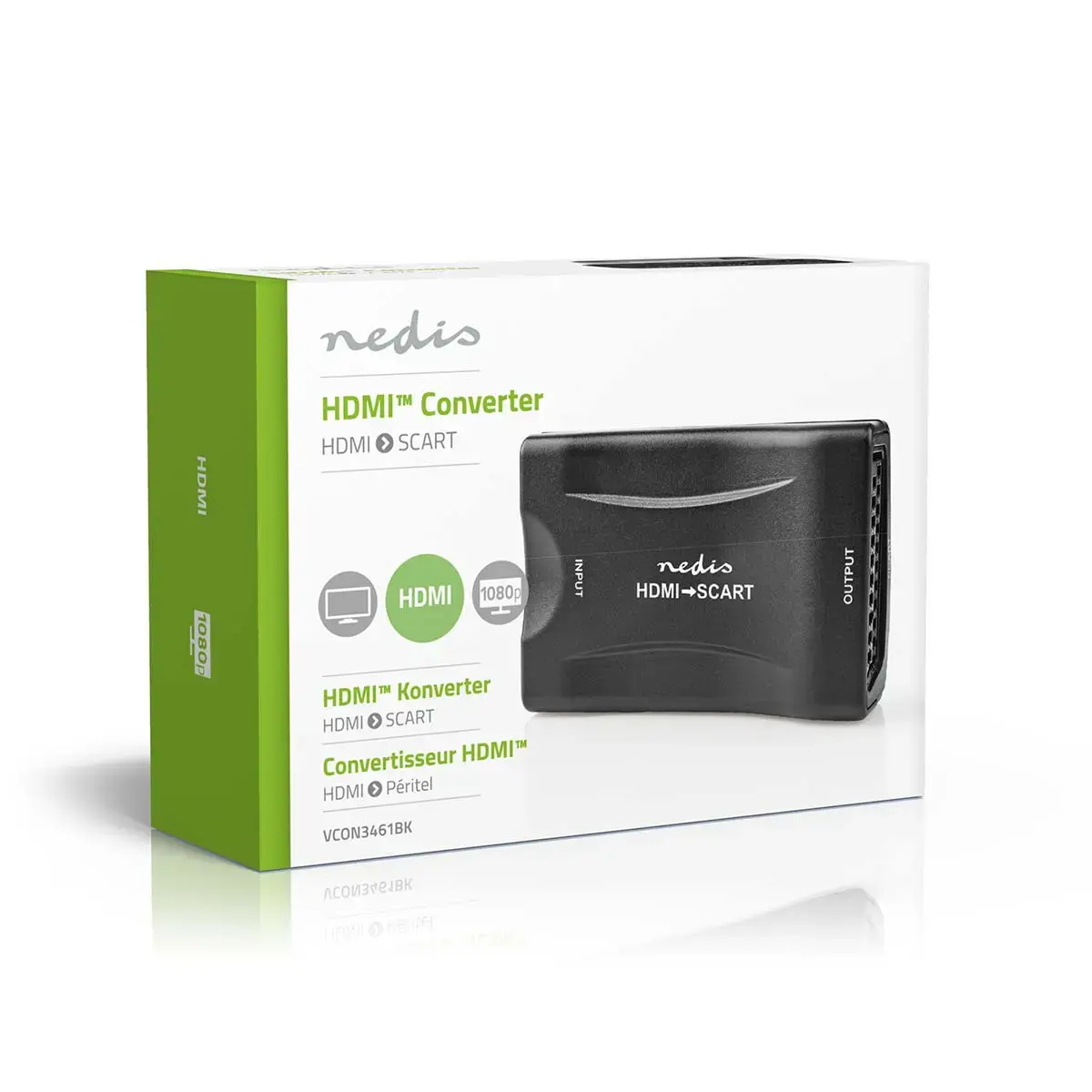 Nedis VCON3461BK konvertors HDMI→SCART Photo 10