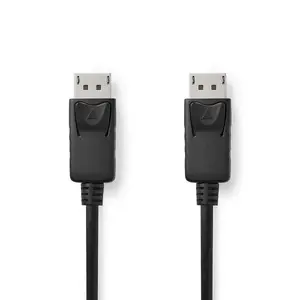 Video cable adapter Nedis CCGL37010BK20 DisplayPort to DisplayPort 2 m 6 mm Black