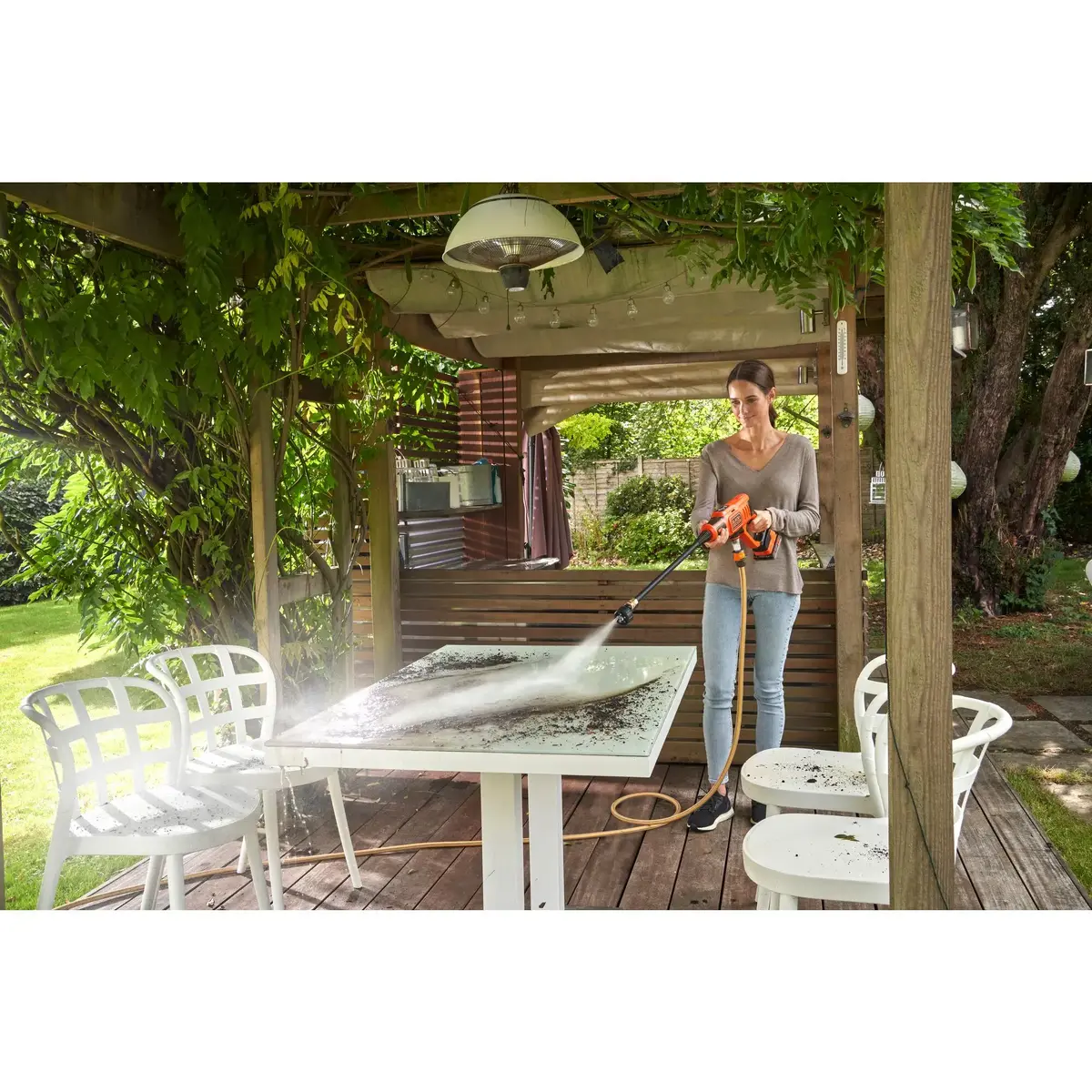 Spiediena mazgājamā Black & Decker BCPC18D1-QW Photo 6