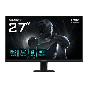 27" GIGABYTE GS27F2 FHD monitors — 1920x1080, 240 Hz, 1 ms, 300 cd/m², SS-IPS, HDMI 2.0, DisplayPort 1.4, VESA