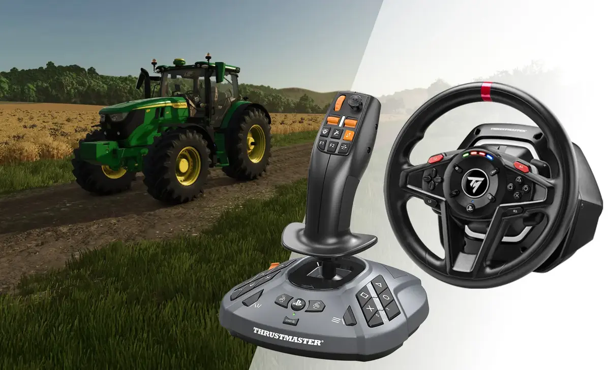 Руль и педали Thrustmaster T128 SimTask Farming Pack Photo 5