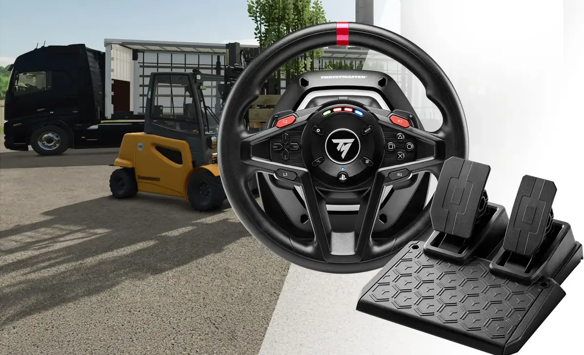 Руль и педали Thrustmaster T128 SimTask Farming Pack Photo 8