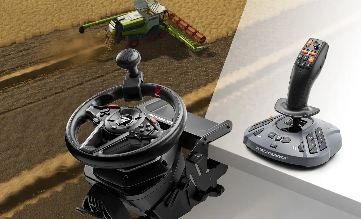 Руль и педали Thrustmaster T128 SimTask Farming Pack Photo 9