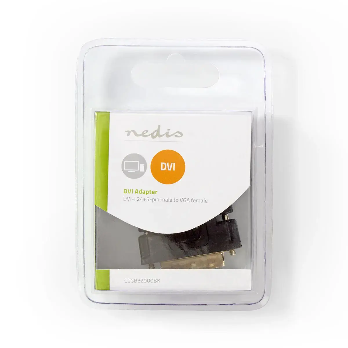 Nedis CCGB32900BK DVI-I 24+5 → VGA переходник Photo 4
