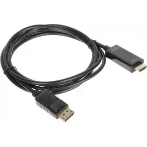 Adapter DisplayPort to HDMI cable 1.8 m, No name DP-W/HDMI-W-1.8M, black