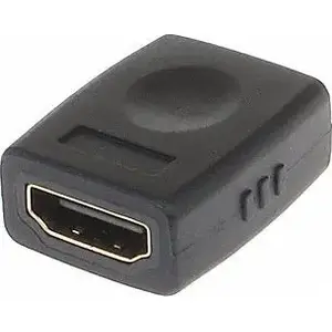 HDMI savienotājs No name HDMI-GG, sieviešu–sieviešu, melns
