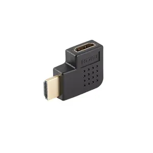Video kabeļa adapteris LANBERG AD-HDMI-06 — HDMI Type A sievišķais uz HDMI Type A sievišķais, melns