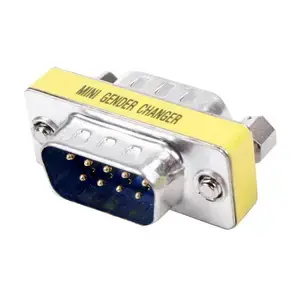 Gender changer adapter 9-pin D-Sub (M) to 9-pin D-Sub (M), Valueline GCM-9M9M, silver
