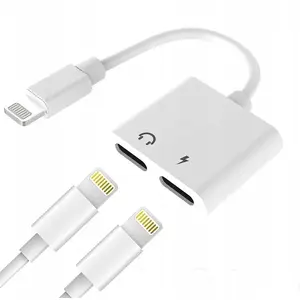 Adapteris, Tech-Protect Wooco J-008 Dual Audio & Charge Adapter 2x Lightning