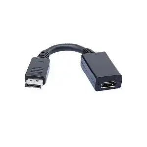 Cable gender changer ART KABADA DP/HD AL-OEM-84 — DisplayPort to HDMI, 0.15 m, Black