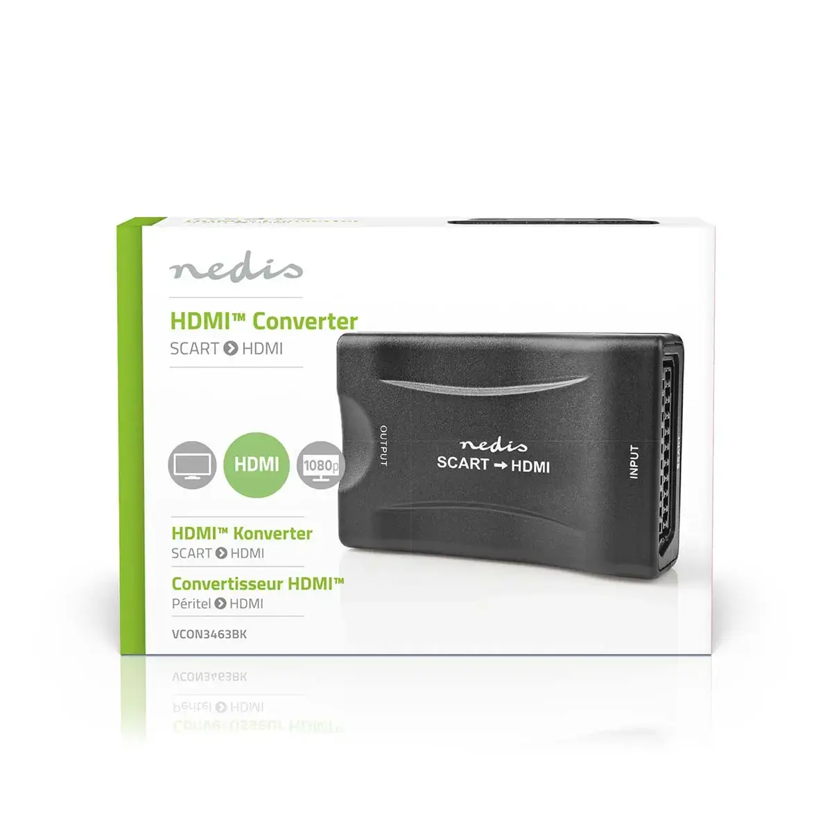 Nedis VCON3463BK video konvertors HDMI→SCART Photo 8