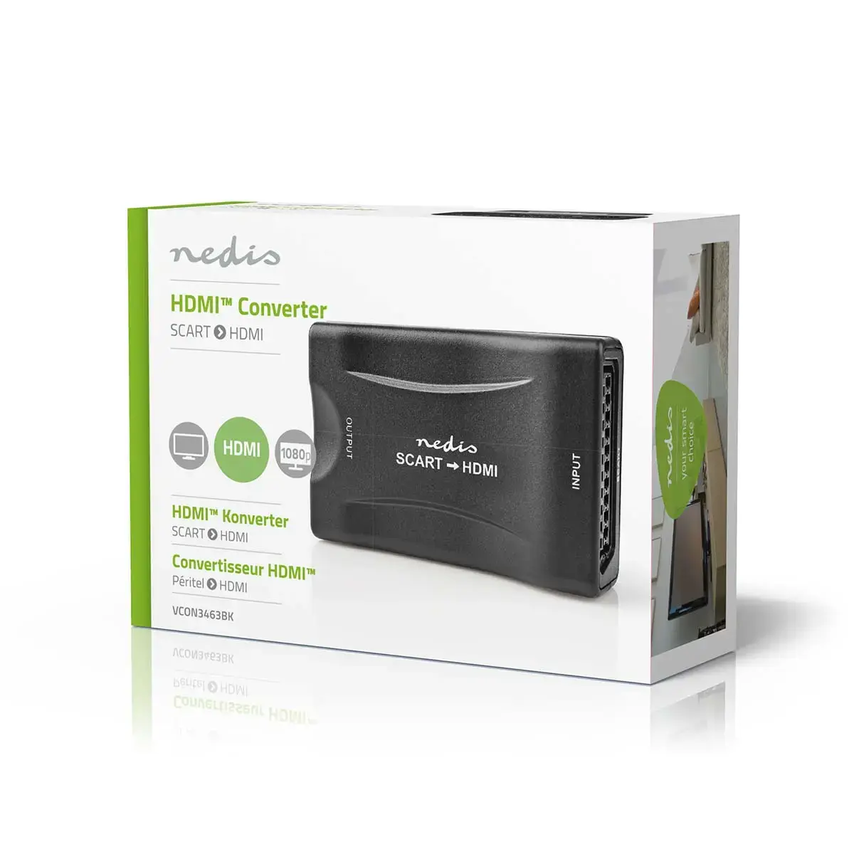 Nedis VCON3463BK video konvertors HDMI→SCART Photo 9