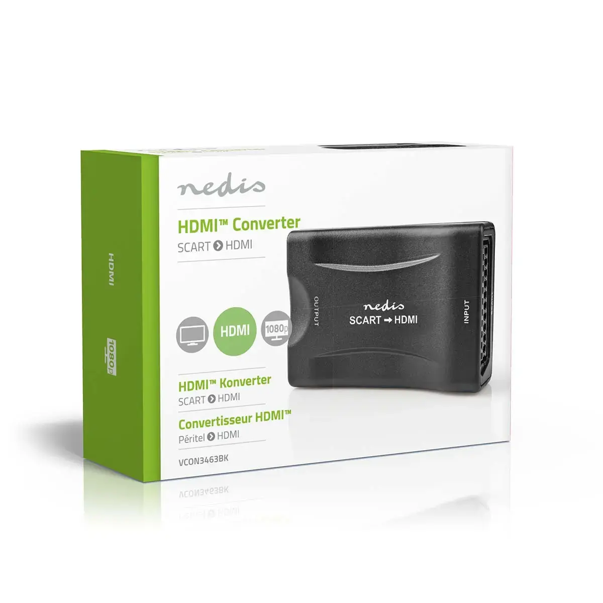 Nedis VCON3463BK video konvertors HDMI→SCART Photo 10