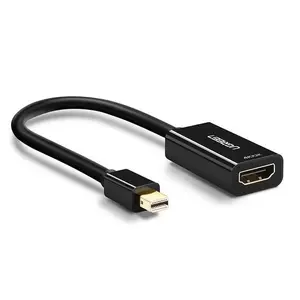 Video cable adapter UGREEN 40360 — Mini DisplayPort to HDMI, 0.25 m, Black