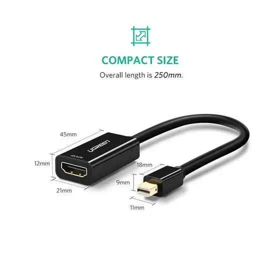 UGREEN 40360 Mini DisplayPort uz HDMI adapteris Photo 2