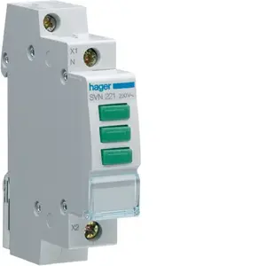Аксессуар для электрощита Hager SVN221 — красный, перем. питание 230 В
