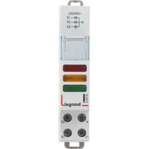 Сигнальная светодиодная лампа Legrand LE-412934 для монтажа на DIN-рейку (TS-35)