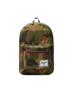 Backpack Herschel Pop Quiz — Khaki city backpack with front pocket and padded straps