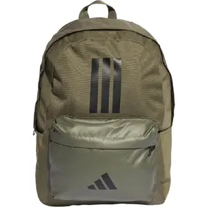 Mugursoma ADIDAS Classic Bars 3 Stripes IS7042 — ikdienas sporta mugursoma, galvenais nodalījums ar rāvējslēdzēju, regulējami plecu siksniņi