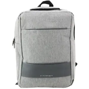 Pilsētas biznesa mugursoma Lean modelis 22310, pelēka, 14 l, centrālais nodalījums, USB