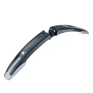 Dubļu sargs TOPEAK DeFender M1 — plastmasas spārns 640×150×85 mm, melns/vara‑sudraba