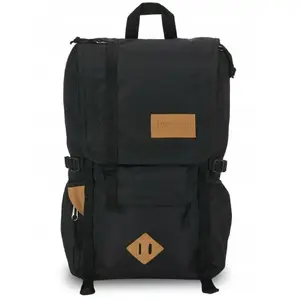 Mugursoma JanSport Hatchet EK0A5BI6N55 melna One size — dienas soma ar galveno nodalījumu un regulējamām plecu siksnām