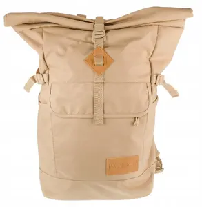 Mugursoma JanSport Hatchet Rolltop no JanSport, ar rolltop augšu, bēša, one size