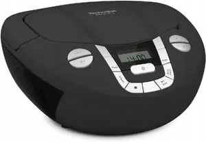 Portable CD boombox TECHNISAT VIOLA CD-1, black — compact radio and CD player
