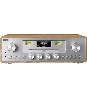Tabletop radio Imperial DABMAN 280 CD DAB+/FM with CD player and wooden cabinet