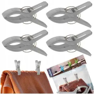 Towel and Beach Blanket Clips ORION 4 pcs — model 531158, secure fabric fasteners