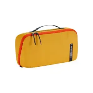 Toiletry bag Eagle Creek Pack-It Reveal Intimates Cube — Yellow, single-piece travel vanity case