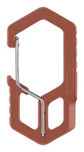 Atslēgu piekariņš Gerber 1075357 — atslēgu gredzens/uzglabāšanas maciņš, oranžs, platums 61 mm, svars 14 g