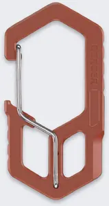 Atslēgu piekariņš Gerber 1075357 — atslēgu gredzens/uzglabāšanas maciņš, oranžs, platums 61 mm, svars 14 g