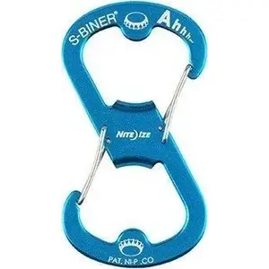 Carabiner NITEIZE S-Biner Alu with Bottle Opener, lightweight aluminum, small size