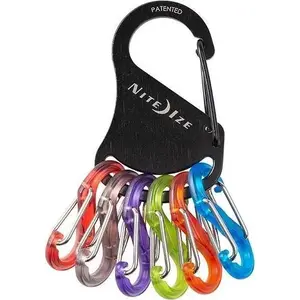 Key organizer NITEIZE KeyRack S-Biner — compact S‑shaped key rack for keys and small tools