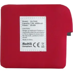 Battery for Glovii heated fleece vest GLI7440 — rechargeable power pack for heated clothing