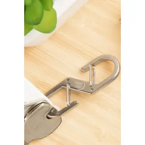 Double Carabiner NITEIZE ZSeries 1 Stainless – double-gate stainless steel carabiner