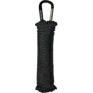 Паракорд Gear Aid 325, 15 м, чёрный — универсальный шнур для улицы и починки