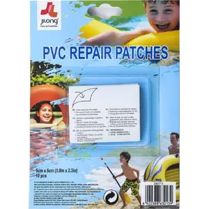 Repair patch set JiLong 5 x 6 cm, 10 pieces (for inflatable items)